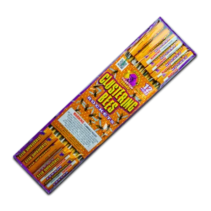Clustering Bee Rockets, 12 pieces