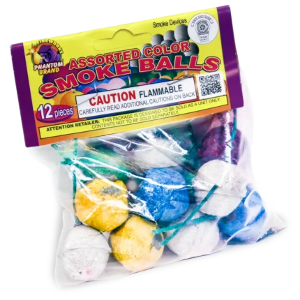 Color Smoke Ball - 12 pieces P-014