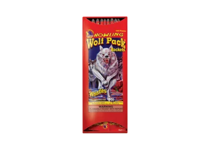 Howling Wolf Pack Bottle Rockets, 144 pc