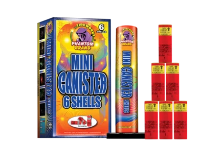 Mini Canister Shells ( 6 mini canister shells) G-425