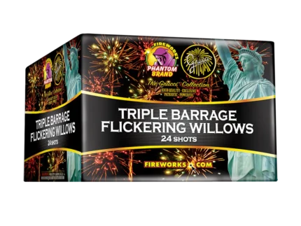 Triple Barrage Flickering Willows, 24 shot G-481